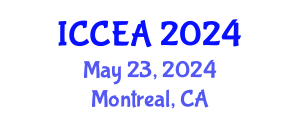 International Conference on Civil Engineering and Architecture (ICCEA) May 23, 2024 - Montreal, Canada