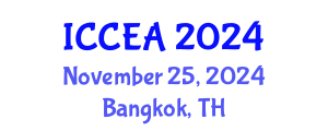 International Conference on Civil Engineering and Architecture (ICCEA) November 25, 2024 - Bangkok, Thailand
