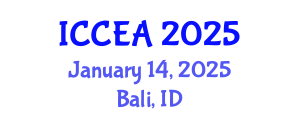 International Conference on Civil Engineering and Architecture (ICCEA) January 14, 2025 - Bali, Indonesia