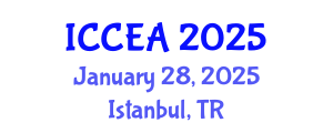 International Conference on Civil Engineering and Architecture (ICCEA) January 28, 2025 - Istanbul, Turkey
