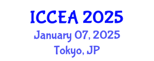International Conference on Civil Engineering and Architecture (ICCEA) January 07, 2025 - Tokyo, Japan