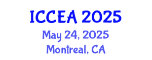 International Conference on Civil Engineering and Architecture (ICCEA) May 24, 2025 - Montreal, Canada