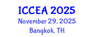 International Conference on Civil Engineering and Architecture (ICCEA) November 29, 2025 - Bangkok, Thailand
