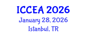 International Conference on Civil Engineering and Architecture (ICCEA) January 28, 2026 - Istanbul, Turkey
