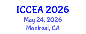 International Conference on Civil Engineering and Architecture (ICCEA) May 24, 2026 - Montreal, Canada