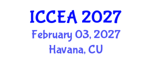 International Conference on Civil Engineering and Architecture (ICCEA) February 03, 2027 - Havana, Cuba International Conference on Civil Engineering and Architecture (ICCEA) February 03, 2027 - Havana, Cuba
