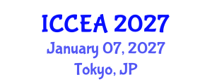 International Conference on Civil Engineering and Architecture (ICCEA) January 07, 2027 - Tokyo, Japan International Conference on Civil Engineering and Architecture (ICCEA) January 07, 2027 - Tokyo, Japan