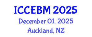 International Conference on Civil Engineering and Building Materials (ICCEBM) December 01, 2025 - Auckland, New Zealand