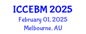 International Conference on Civil Engineering and Building Materials (ICCEBM) February 01, 2025 - Melbourne, Australia
