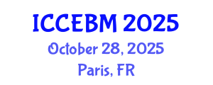 International Conference on Civil Engineering and Building Materials (ICCEBM) October 28, 2025 - Paris, France