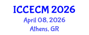 International Conference on Civil Engineering and Construction Management (ICCECM) April 08, 2026 - Athens, Greece