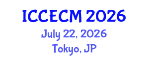 International Conference on Civil Engineering and Construction Management (ICCECM) July 22, 2026 - Tokyo, Japan