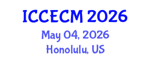 International Conference on Civil Engineering and Construction Management (ICCECM) May 04, 2026 - Honolulu, United States International Conference on Civil Engineering and Construction Management (ICCECM) May 04, 2026 - Honolulu, United States