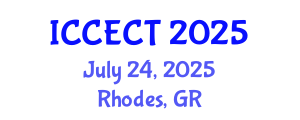 International Conference on Civil Engineering and Construction Technologies (ICCECT) July 24, 2025 - Rhodes, Greece International Conference on Civil Engineering and Construction Technologies (ICCECT) July 24, 2025 - Rhodes, Greece
