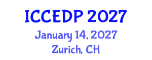 International Conference on Civil Engineering and Disaster Prevention (ICCEDP) January 14, 2027 - Zurich, Switzerland International Conference on Civil Engineering and Disaster Prevention (ICCEDP) January 14, 2027 - Zurich, Switzerland