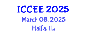 International Conference on Civil Engineering and Environment (ICCEE) March 08, 2025 - Haifa, Israel