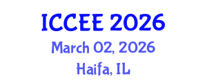 International Conference on Civil Engineering and Environment (ICCEE) March 02, 2026 - Haifa, Israel International Conference on Civil Engineering and Environment (ICCEE) March 02, 2026 - Haifa, Israel