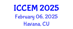 International Conference on Civil Engineering and Materials (ICCEM) February 06, 2025 - Havana, Cuba