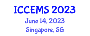 International Conference on Civil Engineering and Materials Science (ICCEMS) June 14, 2023 - Singapore, Singapore