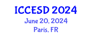International Conference on Civil Engineering and Sustainable Designs (ICCESD) June 20, 2024 - Paris, France