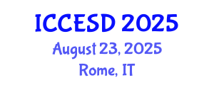 International Conference on Civil Engineering and Sustainable Designs (ICCESD) August 23, 2025 - Rome, Italy