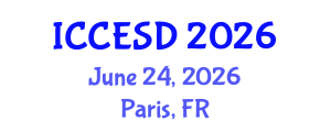 International Conference on Civil Engineering and Sustainable Designs (ICCESD) June 24, 2026 - Paris, France