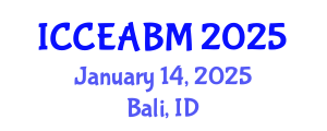 International Conference on Civil Engineering, Architecture and Building Material (ICCEABM) January 14, 2025 - Bali, Indonesia