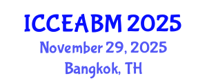 International Conference on Civil Engineering, Architecture and Building Material (ICCEABM) November 29, 2025 - Bangkok, Thailand