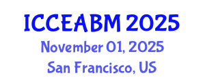 International Conference on Civil Engineering, Architecture and Building Material (ICCEABM) November 01, 2025 - San Francisco, United States