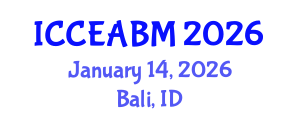 International Conference on Civil Engineering, Architecture and Building Material (ICCEABM) January 14, 2026 - Bali, Indonesia