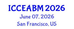 International Conference on Civil Engineering, Architecture and Building Material (ICCEABM) June 07, 2026 - San Francisco, United States