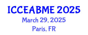 International Conference on Civil Engineering, Architecture, Building Materials and Environment (ICCEABME) March 29, 2025 - Paris, France