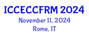 International Conference on Civil Engineering for Climate Change and Flood Risk Management (ICCECCFRM) November 11, 2024 - Rome, Italy