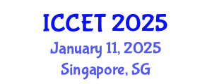 International Conference on Civil Engineering Technologies (ICCET) January 11, 2025 - Singapore, Singapore