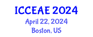 International Conference on Civil, Environmental and Architectural Engineering (ICCEAE) April 22, 2024 - Boston, United States