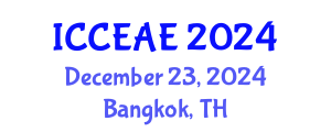 International Conference on Civil, Environmental and Architectural Engineering (ICCEAE) December 23, 2024 - Bangkok, Thailand