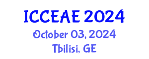 International Conference on Civil, Environmental and Architectural Engineering (ICCEAE) October 03, 2024 - Tbilisi, Georgia