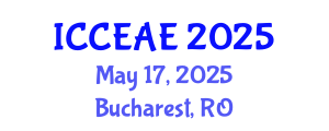 International Conference on Civil, Environmental and Architectural Engineering (ICCEAE) May 17, 2025 - Bucharest, Romania