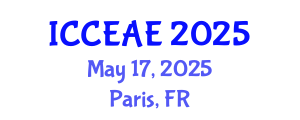 International Conference on Civil, Environmental and Architectural Engineering (ICCEAE) May 17, 2025 - Paris, France