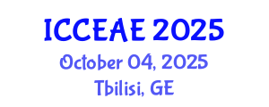 International Conference on Civil, Environmental and Architectural Engineering (ICCEAE) October 04, 2025 - Tbilisi, Georgia