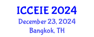 International Conference on Civil, Environmental and Infrastructure Engineering (ICCEIE) December 23, 2024 - Bangkok, Thailand