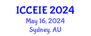 International Conference on Civil, Environmental and Infrastructure Engineering (ICCEIE) May 16, 2024 - Sydney, Australia