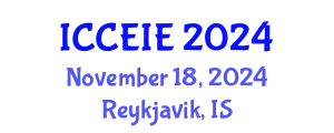 International Conference on Civil, Environmental and Infrastructure Engineering (ICCEIE) November 18, 2024 - Reykjavik, Iceland