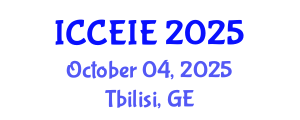 International Conference on Civil, Environmental and Infrastructure Engineering (ICCEIE) October 04, 2025 - Tbilisi, Georgia