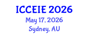 International Conference on Civil, Environmental and Infrastructure Engineering (ICCEIE) May 17, 2026 - Sydney, Australia