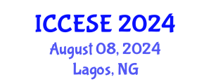International Conference on Civil, Environmental and Structural Engineering (ICCESE) August 08, 2024 - Lagos, Nigeria