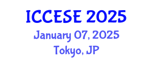 International Conference on Civil, Environmental and Structural Engineering (ICCESE) January 07, 2025 - Tokyo, Japan