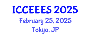 International Conference on Civil, Environmental Engineering and Earth Sciences (ICCEEES) February 25, 2025 - Tokyo, Japan