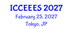 International Conference on Civil, Environmental Engineering and Earth Sciences (ICCEEES) February 25, 2027 - Tokyo, Japan International Conference on Civil, Environmental Engineering and Earth Sciences (ICCEEES) February 25, 2027 - Tokyo, Japan