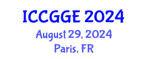 International Conference on Civil, Geomechanical and Geotechnical Engineering (ICCGGE) August 29, 2024 - Paris, France